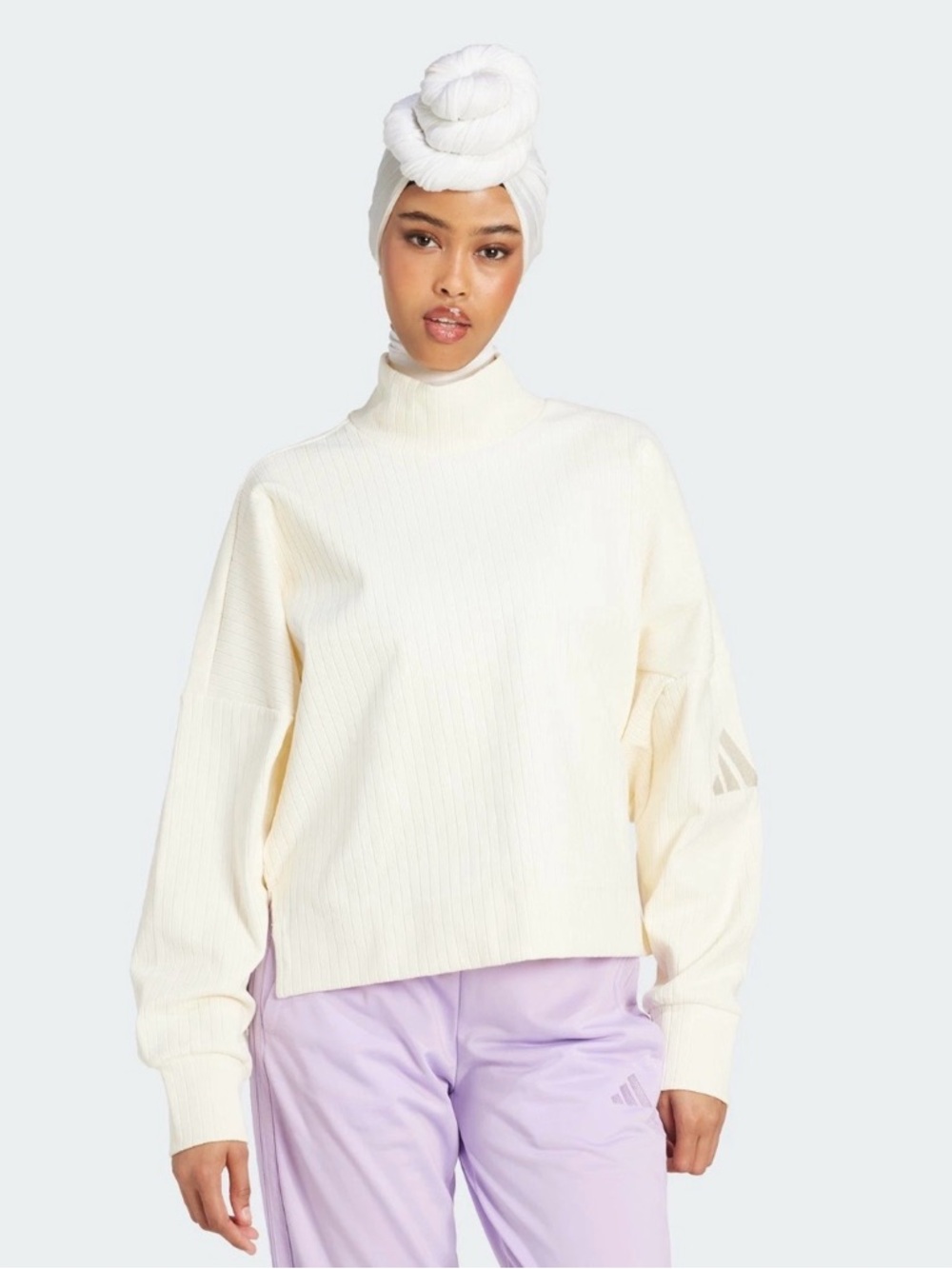 adidas women ALL SZN WINTERISED SWEATSHIRT